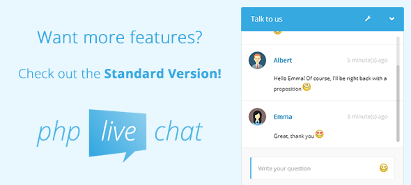 Customer Chat - PHP Live Support Chat Lite - 8